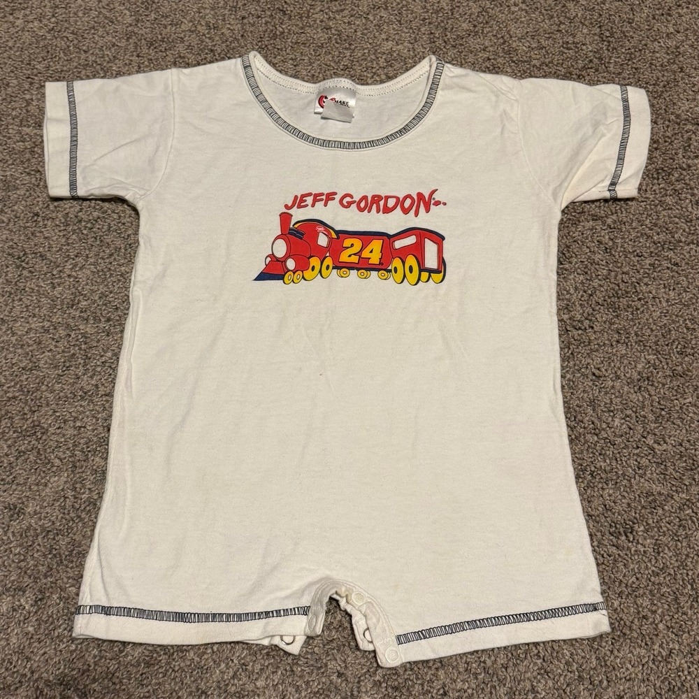 Vintage Jeff Gordon #24‎ Baby Romper 24 Months NASCAR Chase Authentics USA